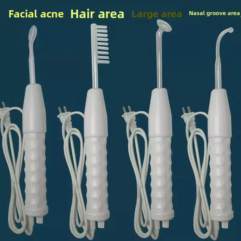 Glass Electrotherapy Beauty Stick Set