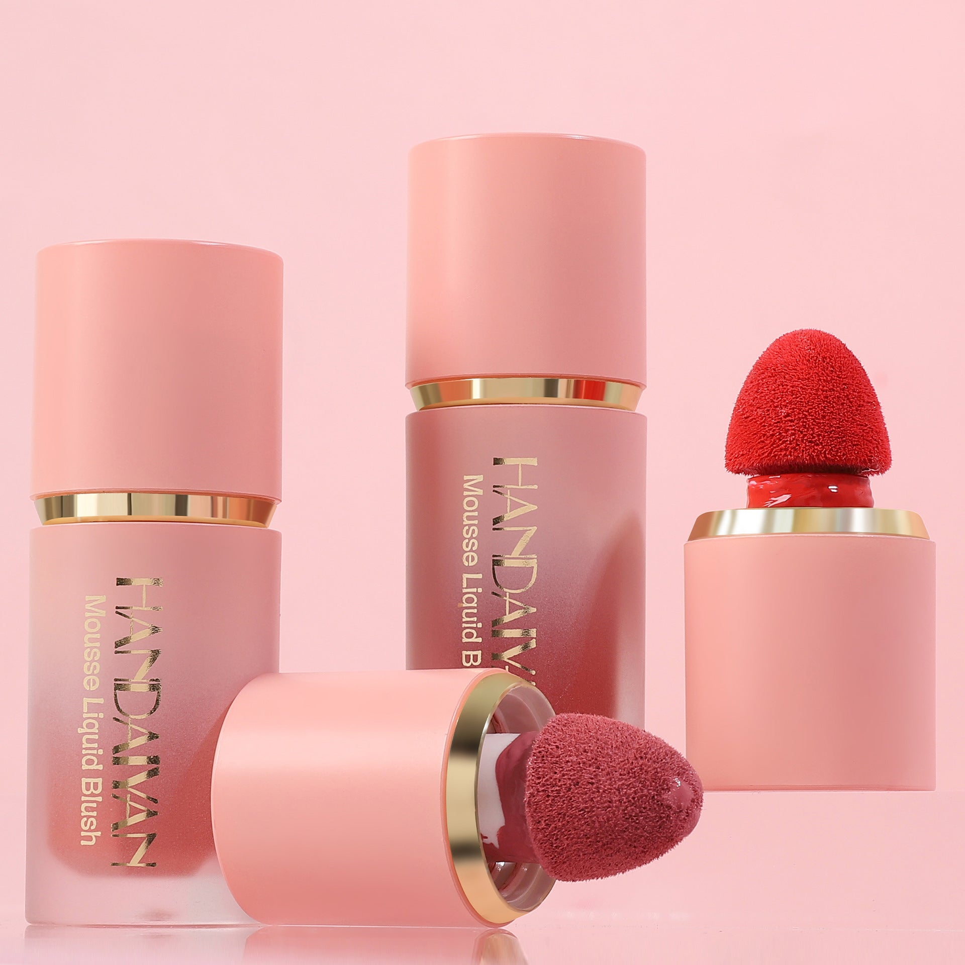 Liquid blush, contouring, matte blush