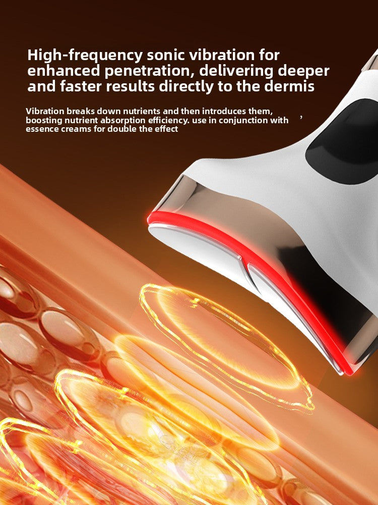 Multifunctional Hot Cold Beauty Device with LED and Microcurrent Therapy