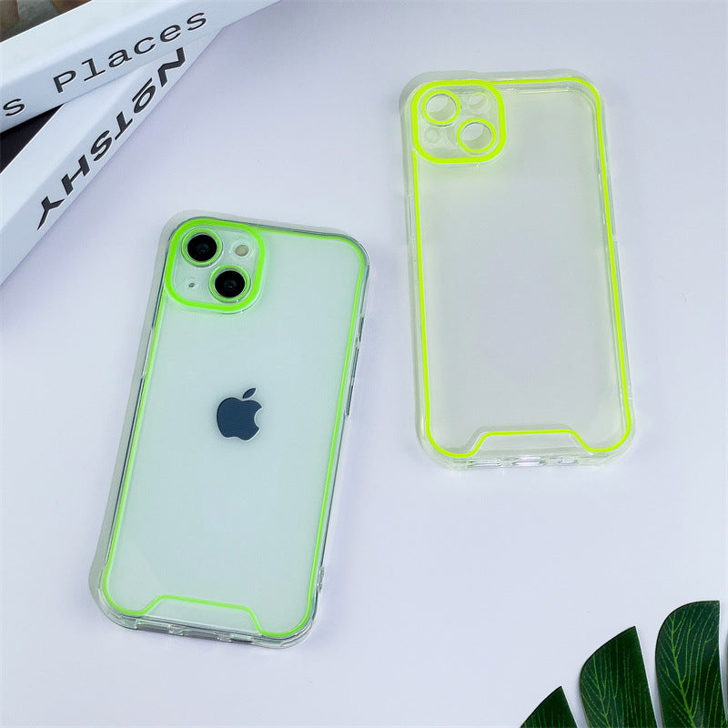 Fluorescent phone cases are suitable for Apple devices.