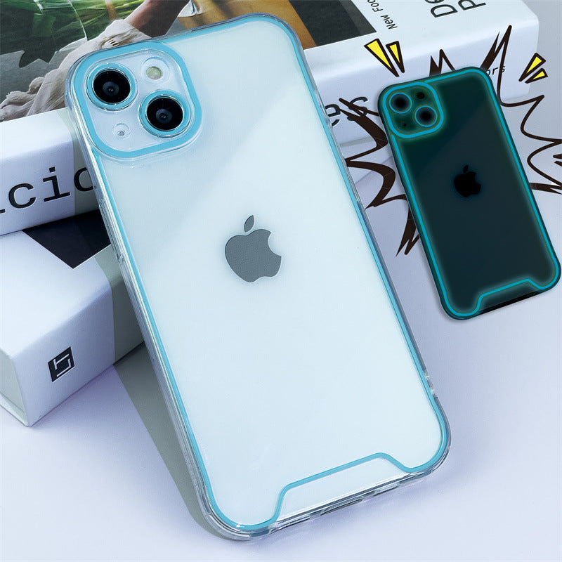 Fluorescent phone cases are suitable for Apple devices.