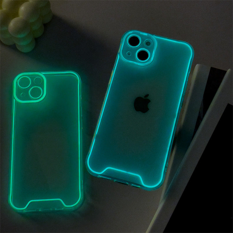 Fluorescent phone cases are suitable for Apple devices.